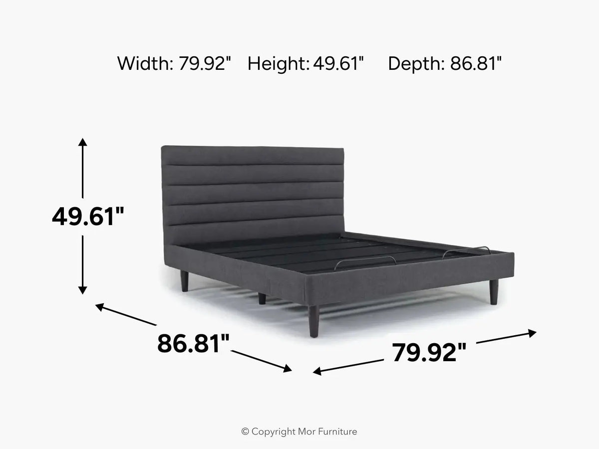 GAVIN3723:Vista Adjustable Foundation Bed,