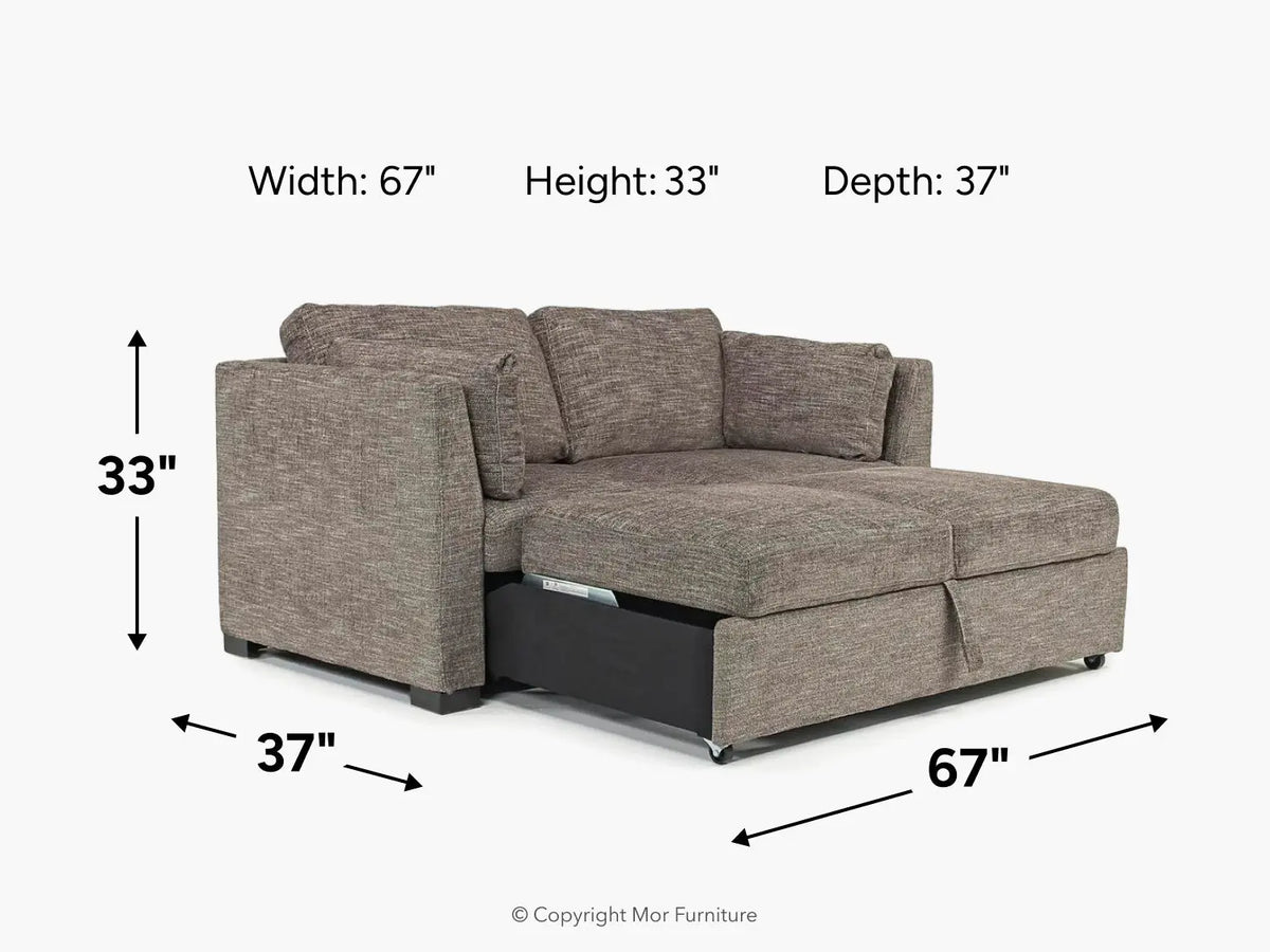179732202:Vivian Full Sleeper Loveseat,
