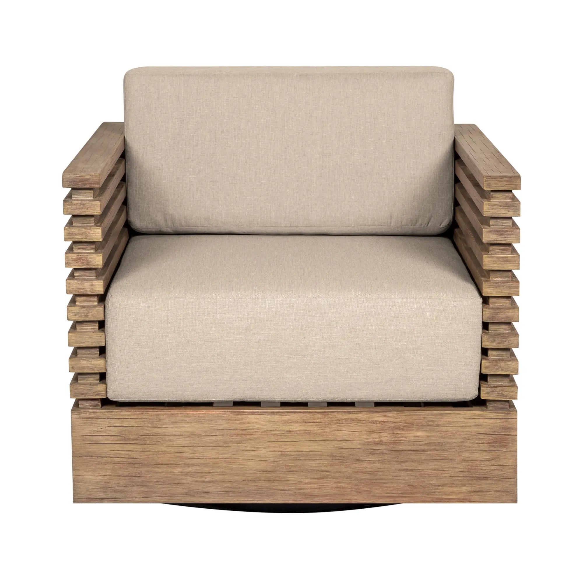 053744920:Vivid Outdoor Swivel Chair, Front