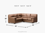WHITLOC12:Whitlock Tux Loveseat Sectiona,