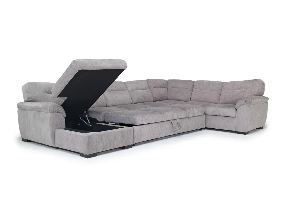 WANDA0047:Wanda Q Pullout Chaise Sec, Open
