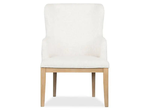 051901791:White Oak Arm Chair, Front