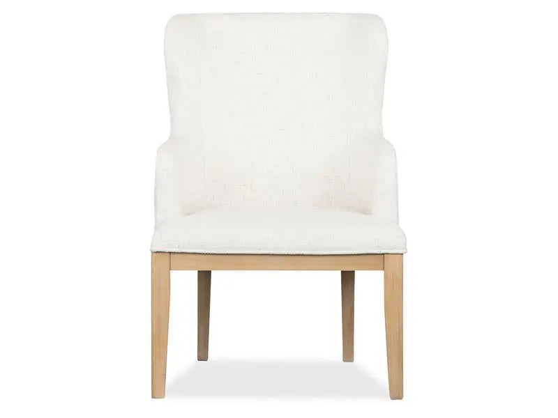 WHITEOAK7:White Oak Dining Table & 4 Cha, Front