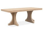 WHITEOAKA:White Oak Dining Table, AngledAngle