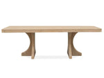 WHITEOAK7:White Oak Dining Table & 4 Cha, Front