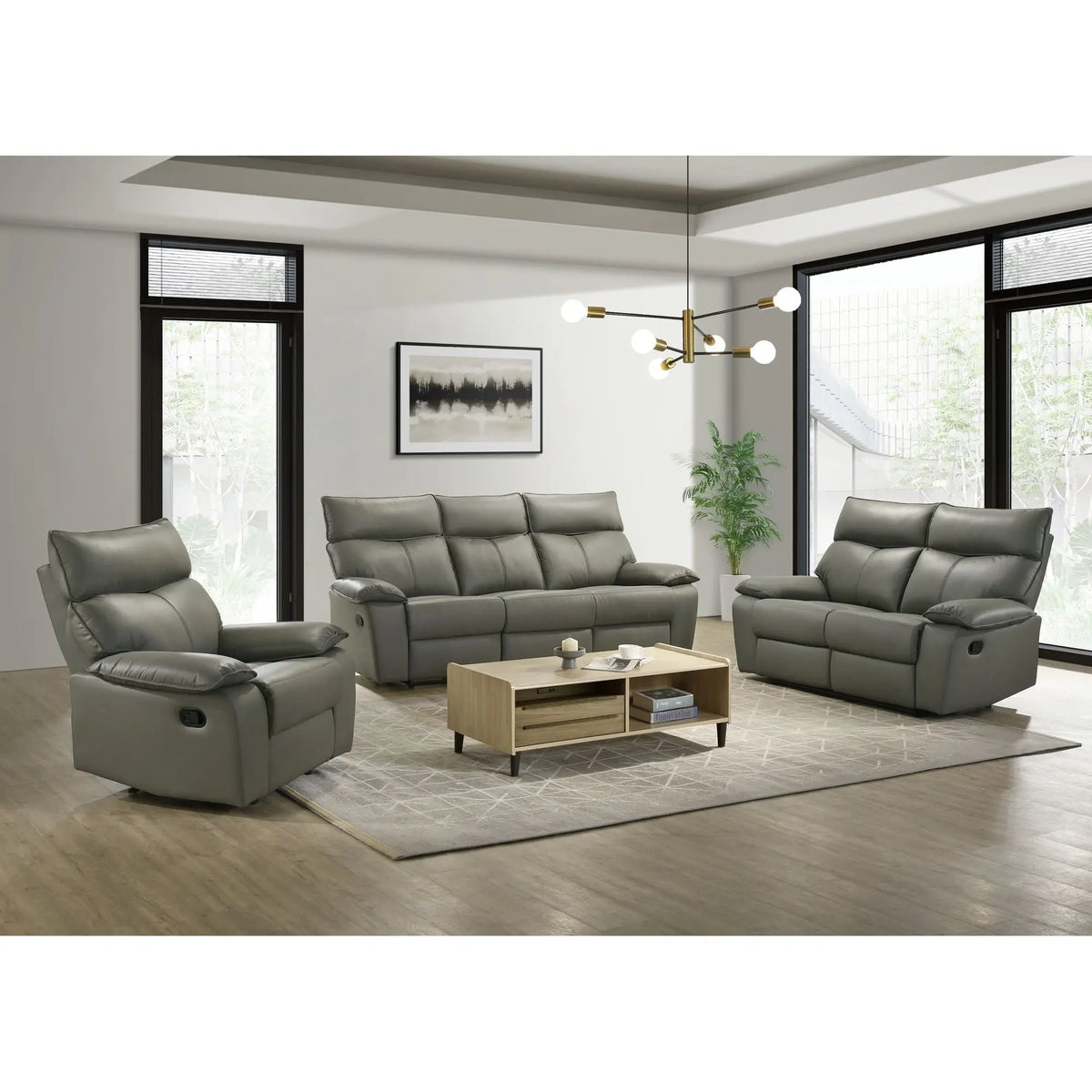 WILDCAT00:Wildcat Reclining Sofa & Loves, Styled