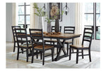 WILDEN003:Wildenauer Dining Table & 6 Ch, Styled