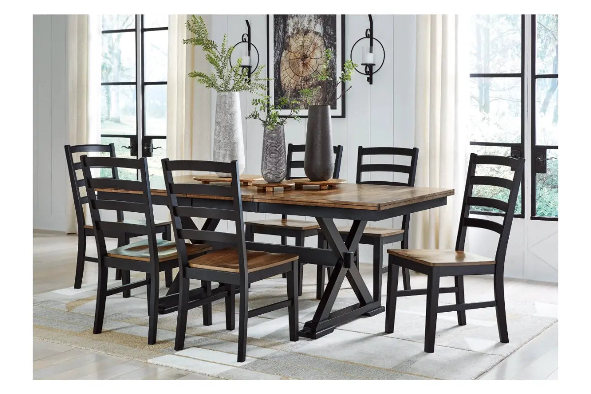 WILDEN003:Wildenauer Dining Table & 6 Ch, Styled