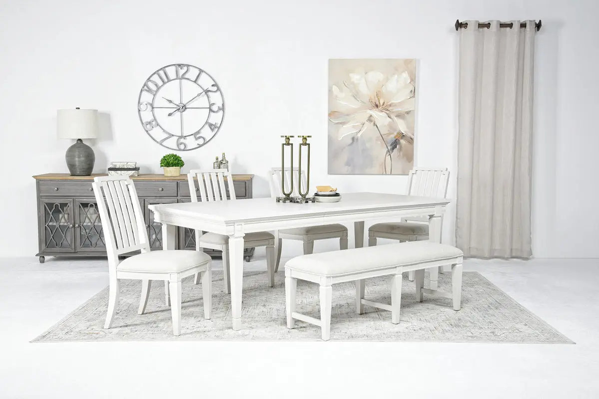 WILLOWD12:Willowbrook Dining Table & 4 C, Styled