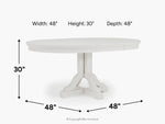 970090175:Willowbrook Round Dining Table,