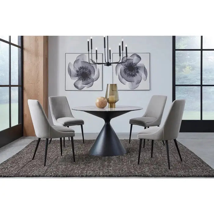 WINSTON05:Winston Round Dining Table & 4, Styled