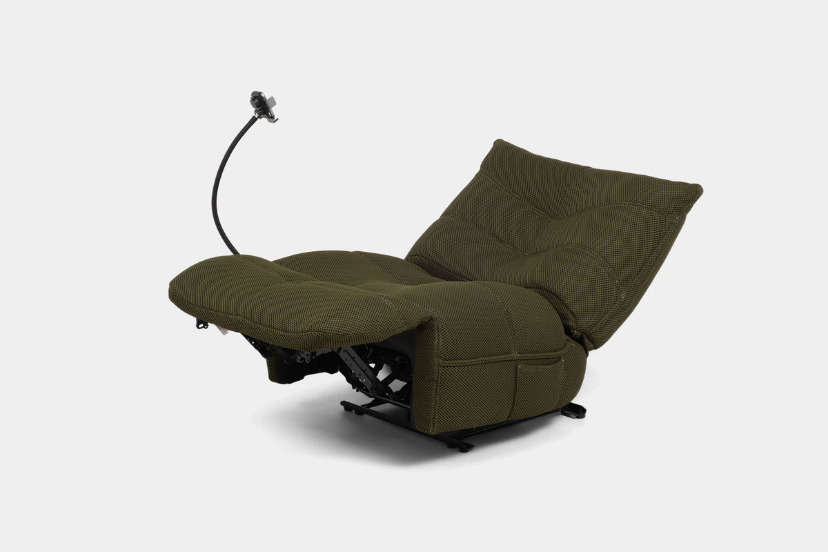 WYATT0005:Wyatt Recliners, Set Of 2,  ReclinedAngled