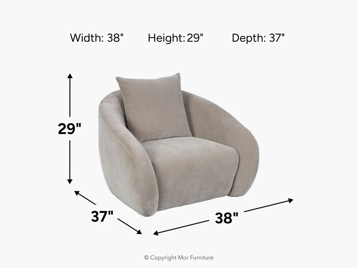 252224822:Yahya Swivel Chair,