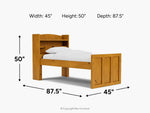 178756005:Young Pioneer Bookcase Bed,