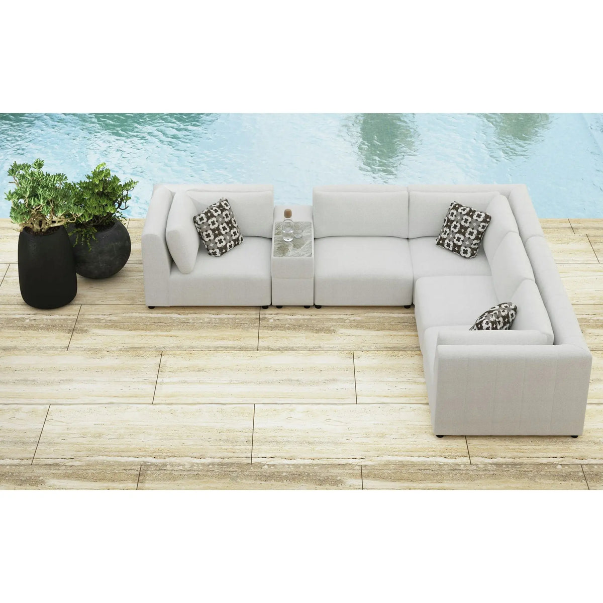 309705698:Zandara Outdoor Armless Chair,