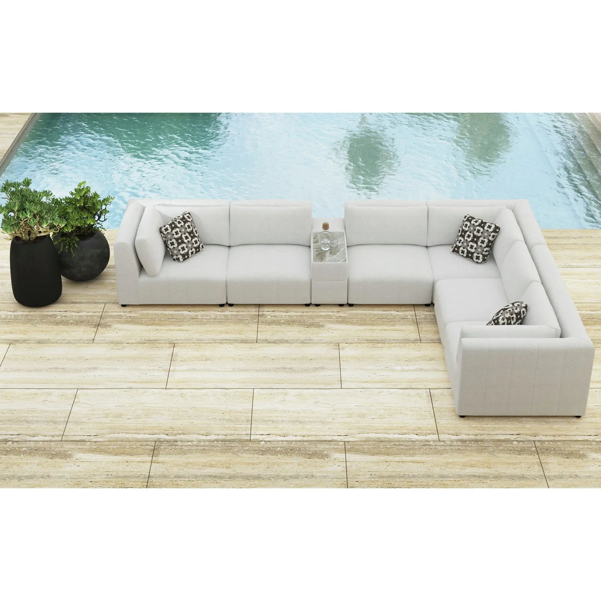 255958483:Zandara Outdoor Corner Chair,