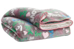 421271431:Clarisse Throw Blanket in Gray/Pink/Turquoise, Image 1