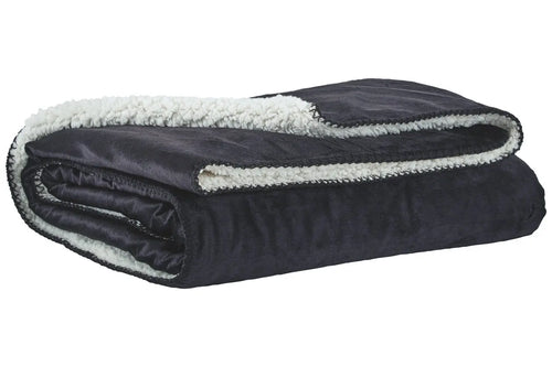294603553:Romeo Throw Blanket in Black, Image 1