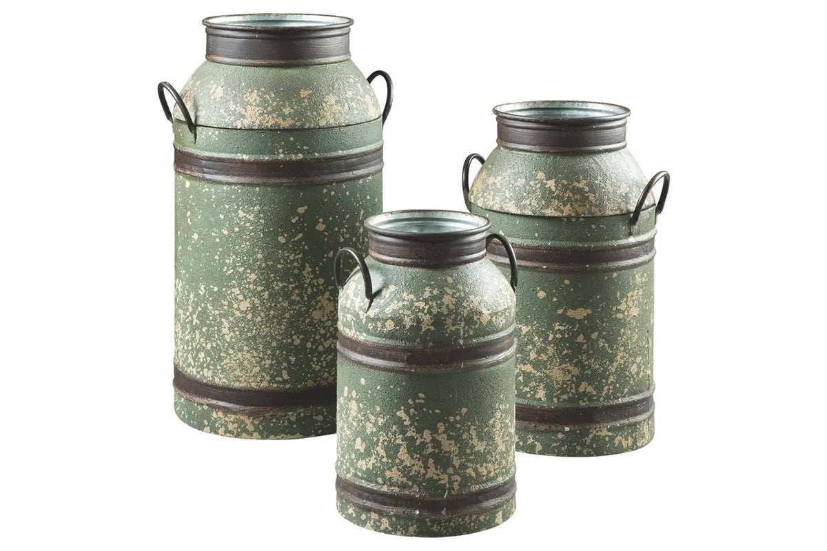 708805859:Elke Antique Cans, Set of 3, Image 1