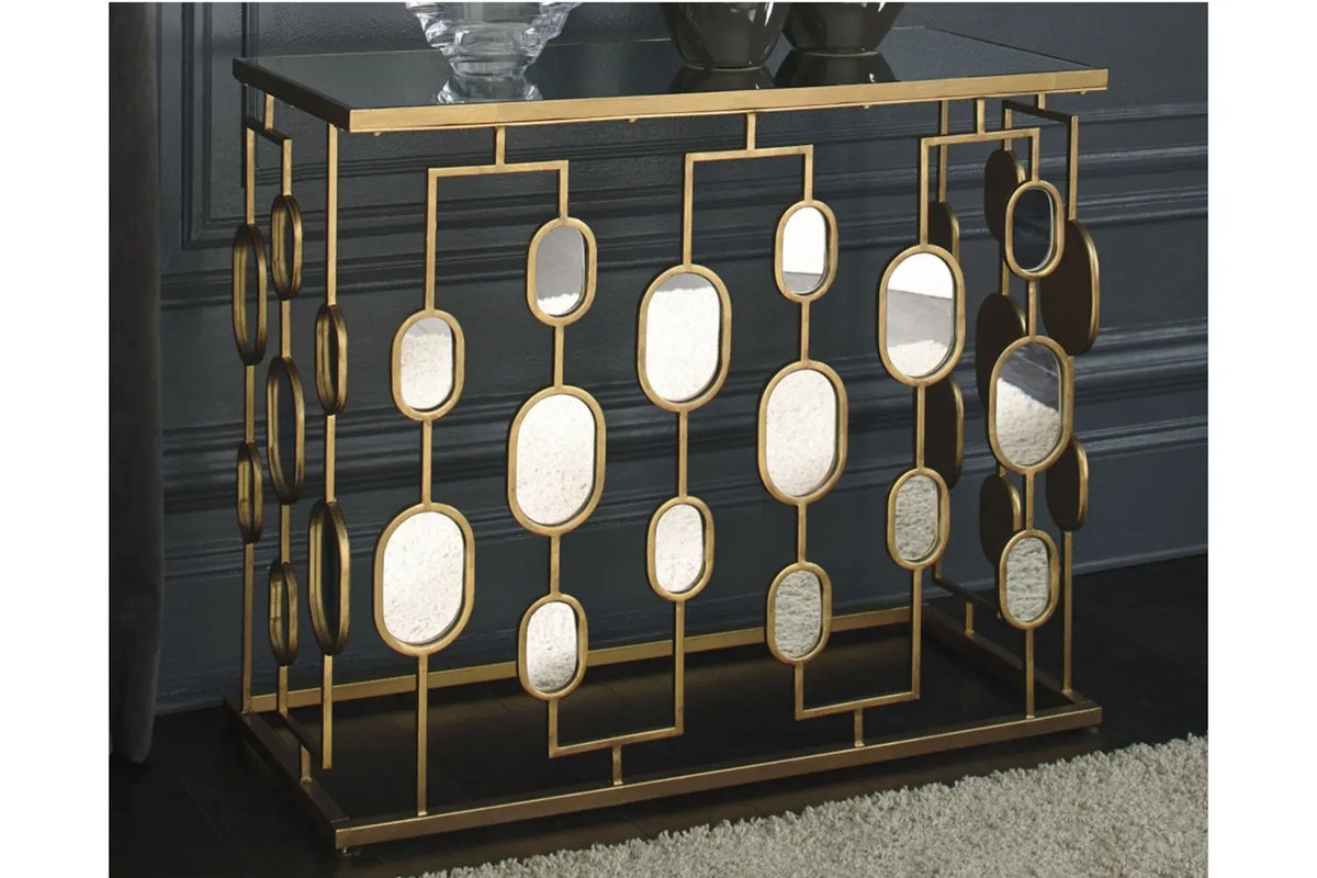 374414189:Majaci Glass Console Table, Image 3