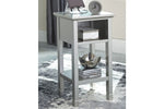 464076358:Marnville USB Accent Table in Silver, Image 4