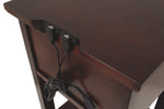 915074791:Marnville USB Accent Table in Cherry, Image 3