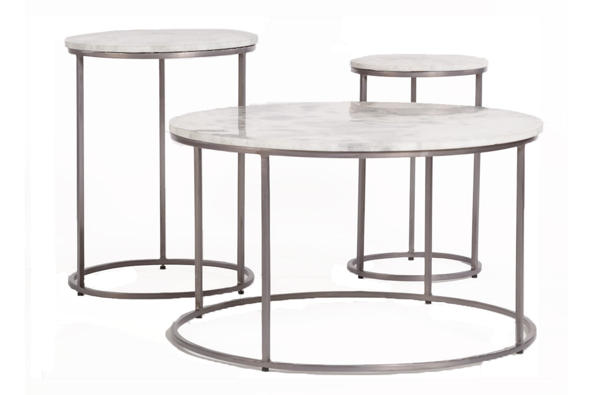 019520270:Alder & Tweed Abbey Coffee Table in Marble, Image 2