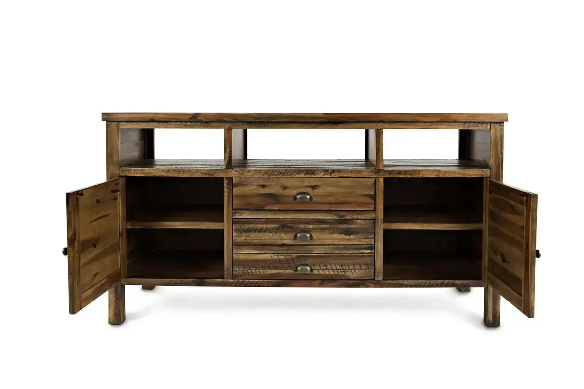 312871794:Artisans Media Console in Oak, 60 Inch, Image 2