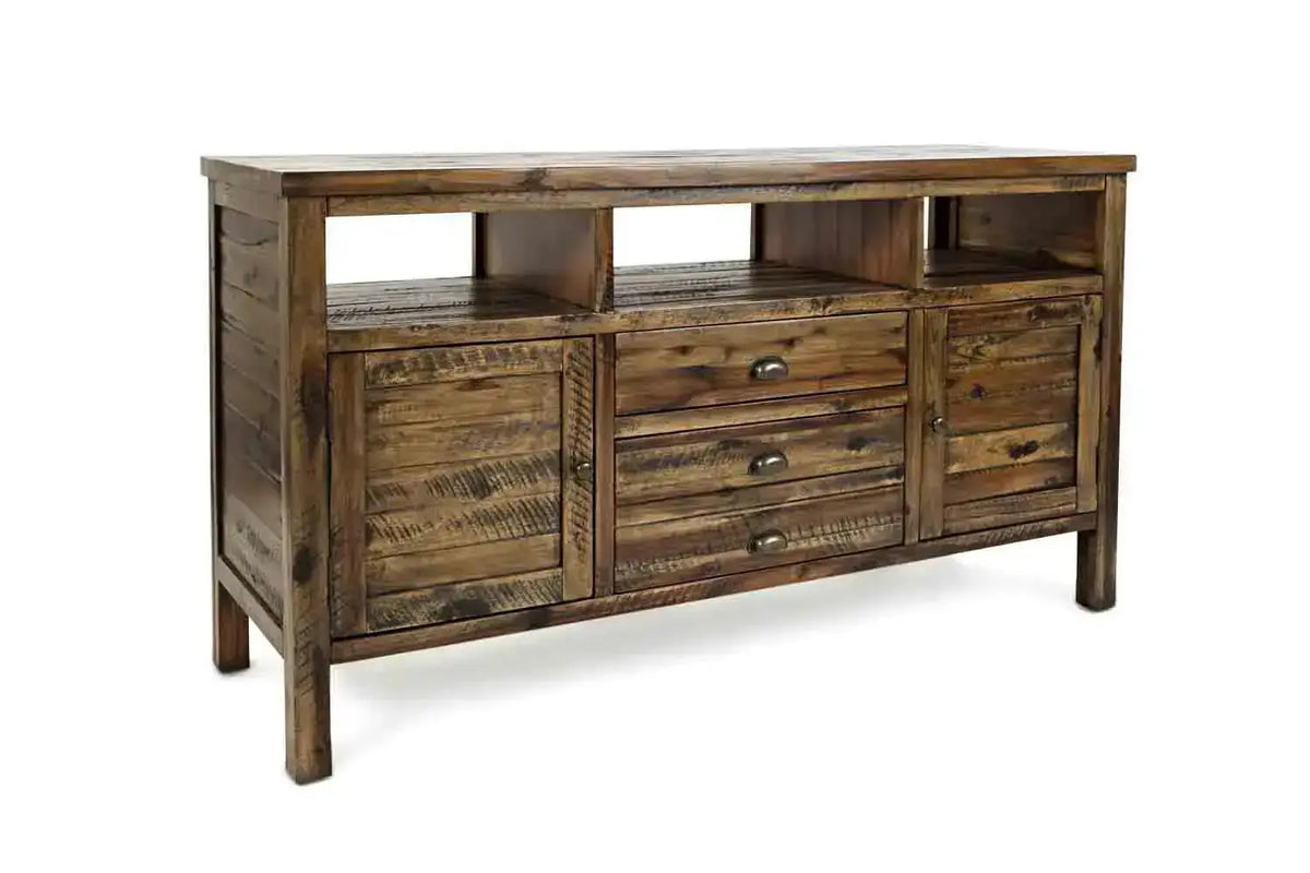 312871794:Artisans Media Console in Oak, 60 Inch, Image 3