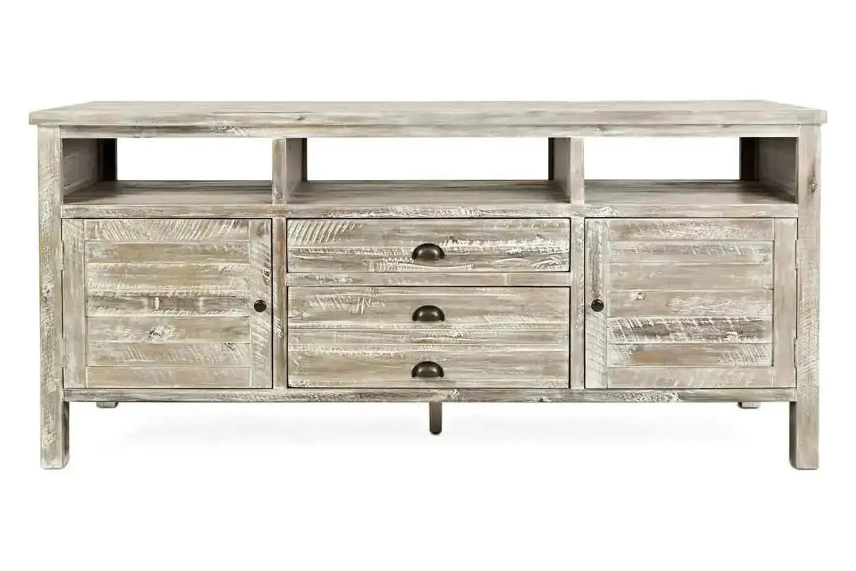 436345447:Artisans Media Console in Gray, 70 Inch, Image 1