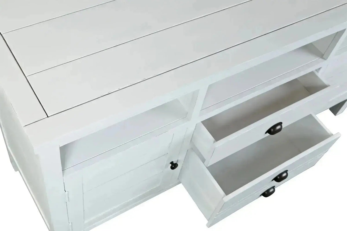 223139867:Artisans Media Console in White, 60 Inch, Image 4