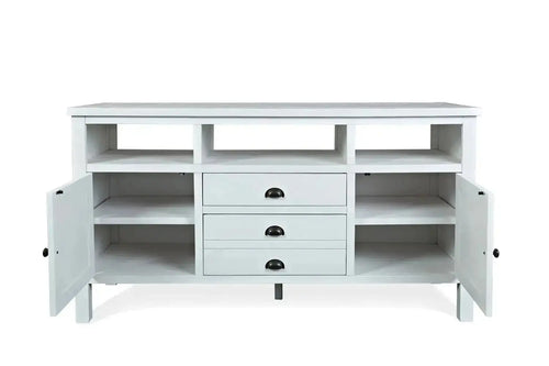 223139867:Artisans Media Console in White, 60 Inch, Image 2