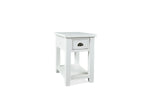 694410983:Artisans Chairside Table in White, Image 1