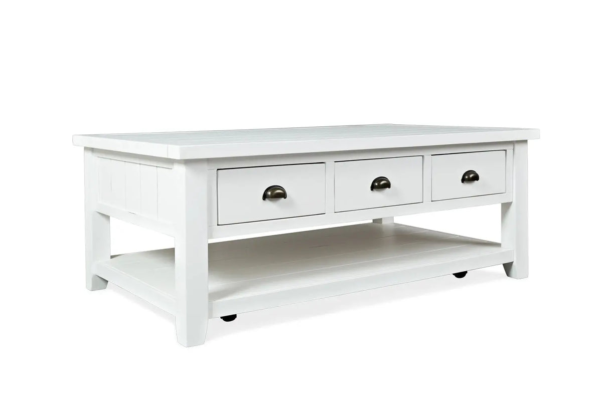 792723114:Artisans Coffee Table in White, Image 1