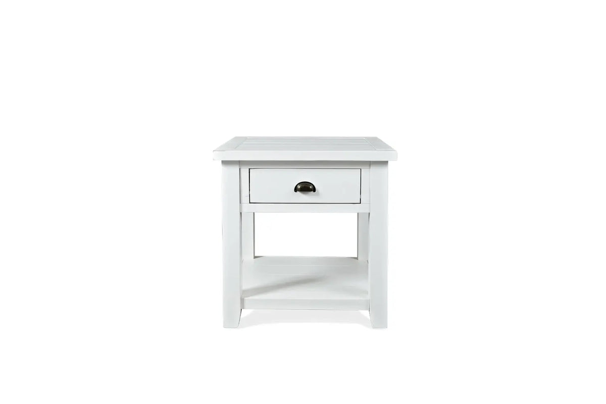 306341704:Artisans End Table in White, Image 2