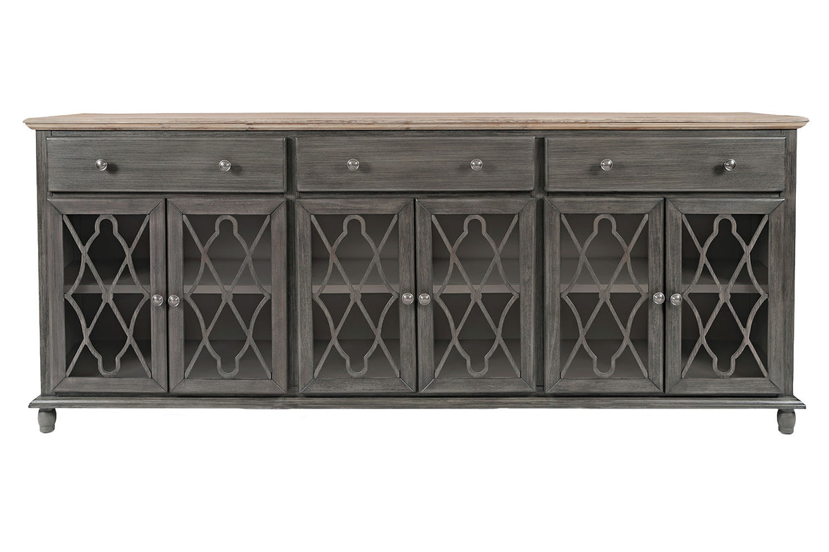 838747721:Aurora 6 Door Accent Chest in Gray, Image 2