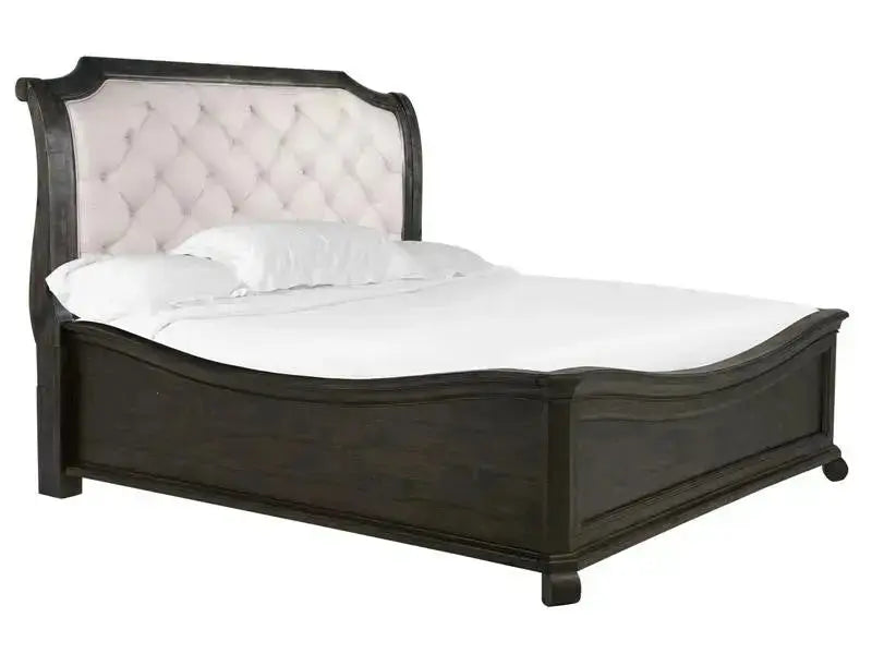 970527637:Bellamy Sleigh Bed in Charcoal, Eastern King, Image 1