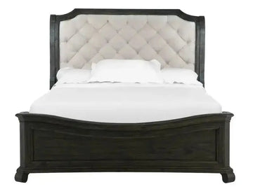 157177142:Bellamy Sleigh Bed in Charcoal, California King, Image 2