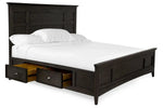 271075403:Bay Creek Panel Bed w/ Storage in Graphite, Queen, Image 2