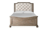 504389748:Bellamy Sleigh Bed in Gray, Queen, Image 2