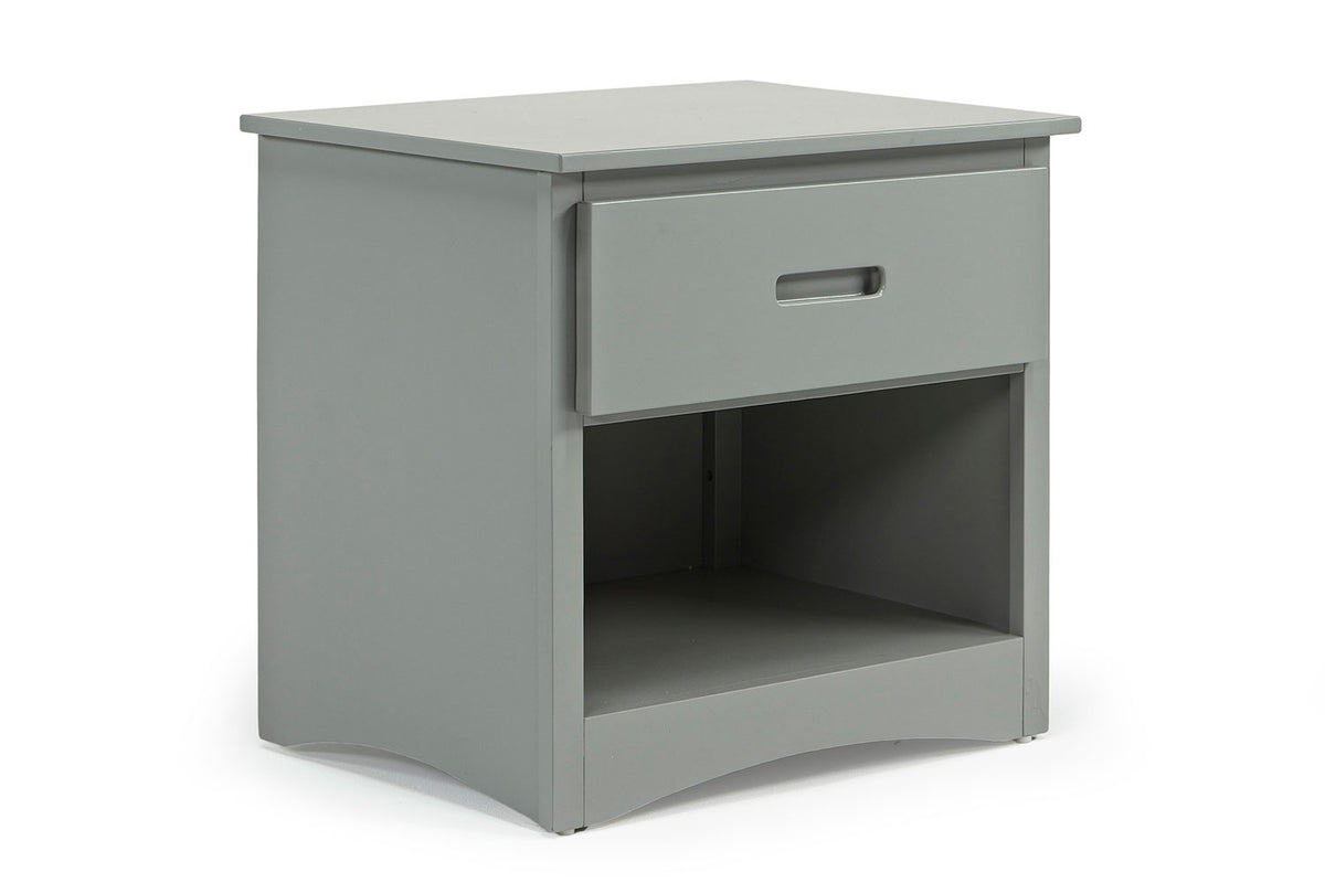 384925948:Basic Nightstand in Gray, Image 1