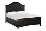 095380024:Bay Creek Arch Panel Bed in Graphite, California King, Image 1