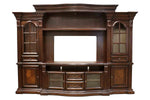 811315575:Bella 4 Piece Entertainment Center in Brown, Image 1