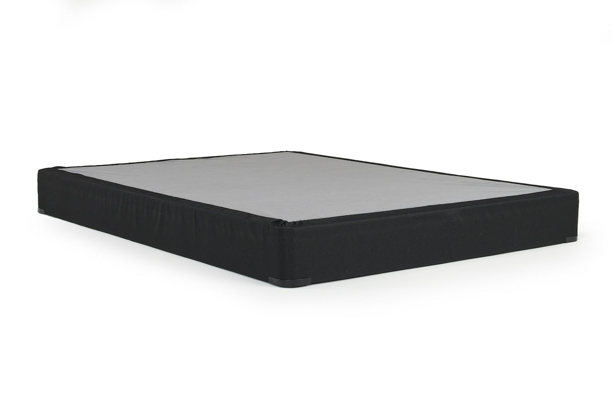 630725552:Sherwood Black Laminated Flat Foundation, Split California King, Low Profile, Image 1