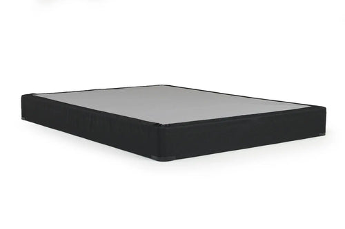 059911076:Sherwood Black Laminated Flat Foundation, Twin XL, Low Profile, Image 1