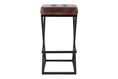340330212:Brooks Leather Saddle Stool, Image 2