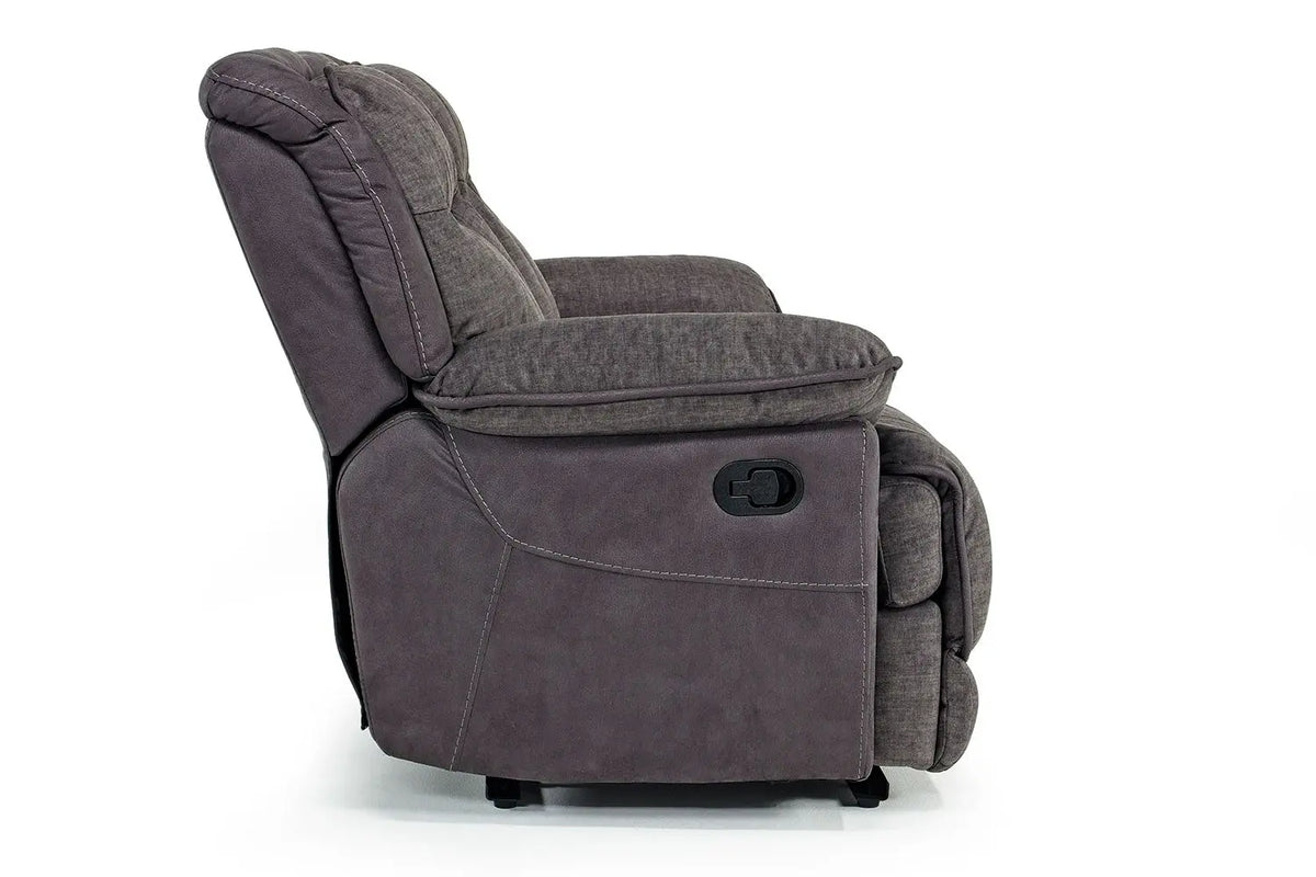 369961881:Bubba Reclining Loveseat in Graphite, Image 3