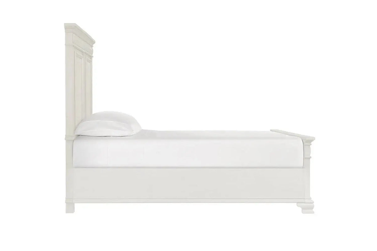 125861124:Calloway Panel Bed in White, Twin, Image 3