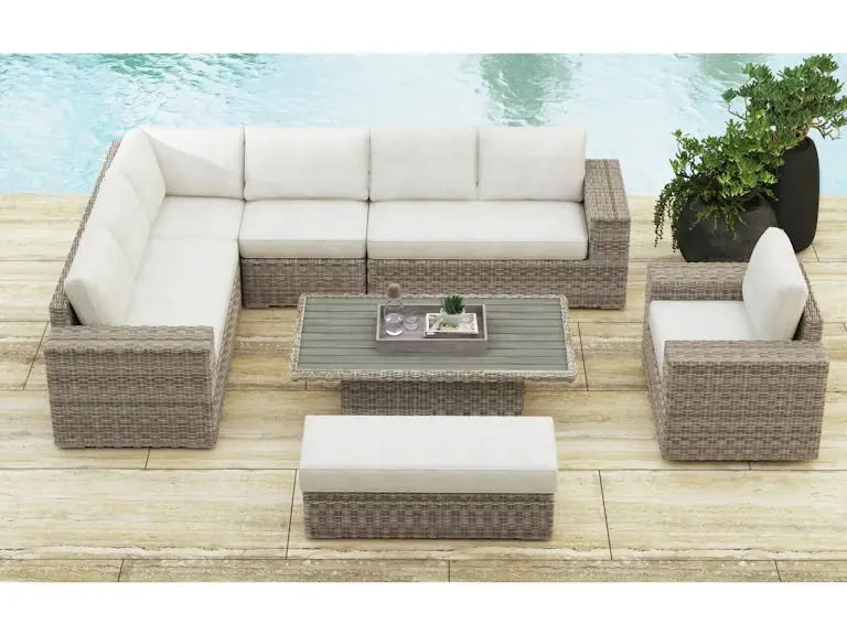 CARMONA00:Carmona Outdoor 6 Piece Patio ,