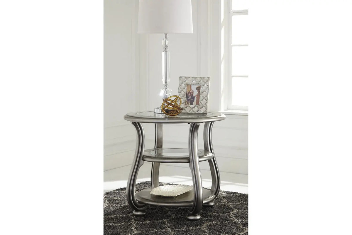 222552802:Coralayne End Table in Silver, Image 2